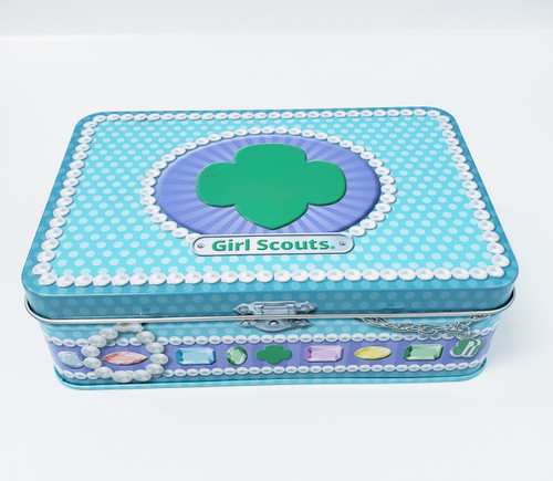 Girl Scouts "Dare To Dazzle"  2016 Trophy Nut Company Tin