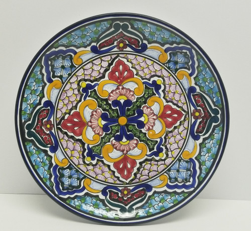 11" Talavera Plate/Wall Plate MEX  II. VI. 