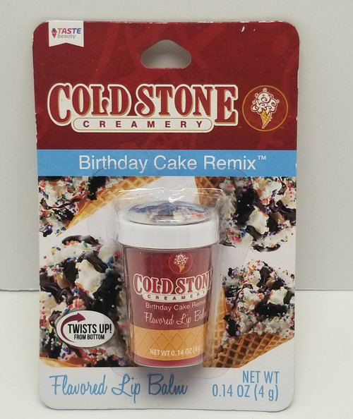 Cold Stone Creamery "Birthday Cake Remix" Flavored Lip Balm 0.14OZ