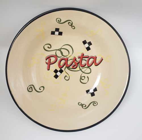 Home & Garden Party Ltd 9" PASTA Stoneware Bowl