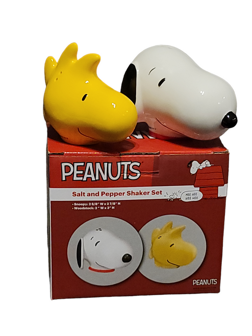 PEANUTS Snoopy & Woodstock Salt and Pepper Shaker Set