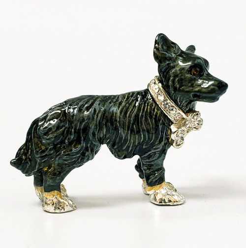  Lanren-Spencer & Posh Pooch Pins w/Austrian Crystals Brooch's - Dutch Shepherd Dog