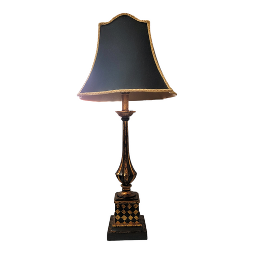 Mid-Century Harlequin Inspired Table Lamp & Shade