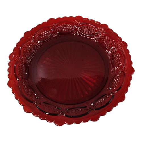 Salad Plate By AVON "1876 Cape Cod Ruby" Collection
