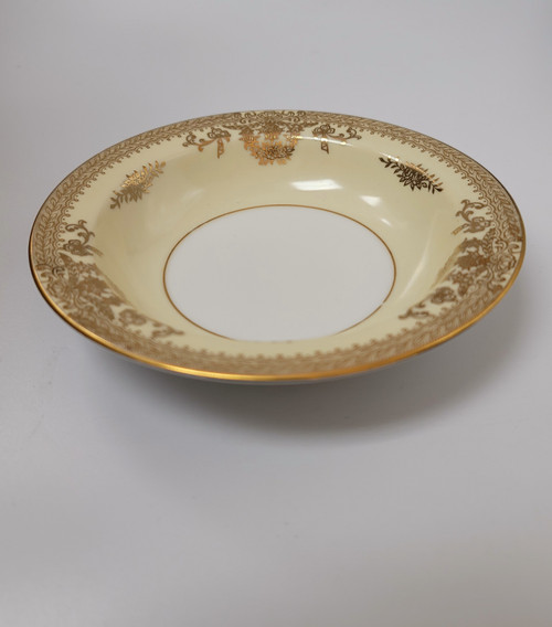 Fruit/Dessert/Sauce Bowl By Noritake "Goldlea" Collection (Rimmed)