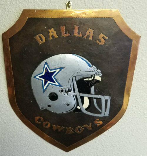 Dallas Cowboys RARE Copper Plaque