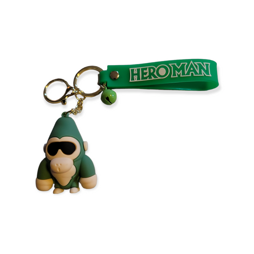 3D Green Donkey Kong HEROMAN Keychain