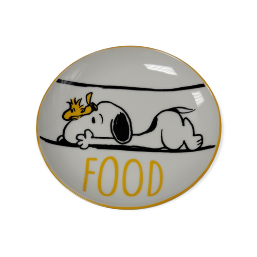 PEANUTS Snoopy & Woodstock FOOD Appetizer Plate 