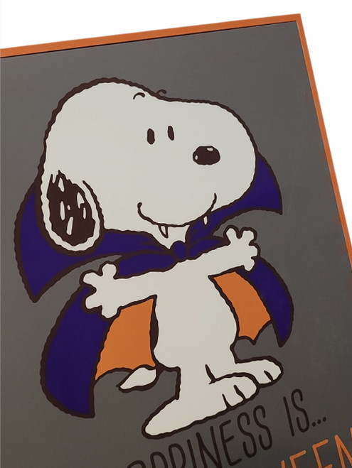 PEANUTS Vampire Snoopy Happiness Is... Halloween Wall Art