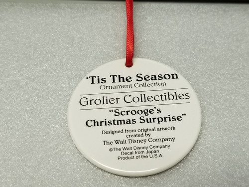 'Tis The Season "Scrooge's Christmas Surprise" Ornament by Grolier Collectibles