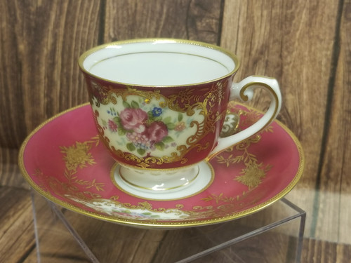 Craftsman Coronation (Japan) Footed Demitasse Cup & Saucer #361