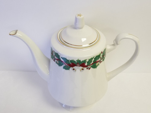 Coffee Pot - SANGO Fine China - Holly Collection