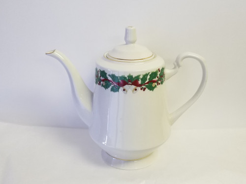 Coffee Pot - SANGO Fine China - Holly Collection