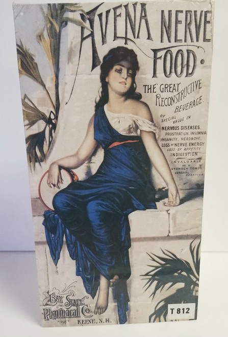 Nostalgic - "Avena Nerve Food" New York Historical Society Metal Sign