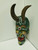 Polychrome  Wooden Devil Mask