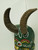 Polychrome  Wooden Devil Mask