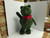 Artificial Pine Teddy Bear Shaped Christmas Decor ( 17"inch  tall) 