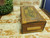 Vtg Handcrafted Wood Trinket/Letter Box w/ Cottage Scenary