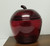 Vtg Anchor Hocking Glass Apple Jar w/Lid