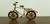 Miniature Dollhouse Gold Tone Bicycle