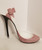 Sparkling Pink Stiletto Wine Holder w/Bow