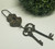 Faux Lock & Key Decor (3 Keys & 1 Lock)