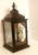 Royal Inspired Black Metal Lantern w/Crown, Fleur De Lis , Bling