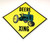 John Deere "DEERE XING" Nostalgic Metal Sign