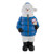 36" LED Lights  Christmas Snowman w/Blue Puffer Jacket & Lollipop
