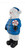 36" LED Lights  Christmas Snowman w/Blue Puffer Jacket & Lollipop