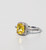 Canary Yellow Princess Cut Ring (SIZE 9)