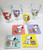 PEANUTS Snoopy & Woodstock Easter Glass & Coaster Set Of 4 