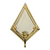 Diamond Shaped Mirrored Candle Sconce By PARTYLITE
