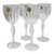 Set Of 4 Classic Collections Cristal d'Arques Wine 8 1/4