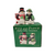 Salt & Pepper Shakers By Fitz And Floyd Holly Jolly Snowman Collection