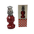The KING AVON Chess Piece Red Silver Top