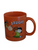 PEANUTS AAUGH Charlie Brown Lucy Van Pelt Orange Large Mug