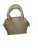 Gianna Micro Dome Crossbody Beige