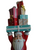 3FT Saint Claus Statue Holding Wrapped Gifts