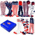 TeeHee Socks Women's Americana Knee High  9 Pack Gift Box
