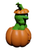 SESAME Street Oscar The Grouch Halloween Pumpkin Jack-O-Lantern Figurine