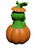 SESAME Street Oscar The Grouch Halloween Pumpkin Jack-O-Lantern Figurine
