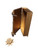 GOLD Book Of The Dead Decorative Storage Box Resin Novelty Key