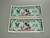 1987 Disney Dollars - 2 Consecutive Serial Numbers 