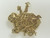 Vintage Noah's Ark Gold-Tone Brooch