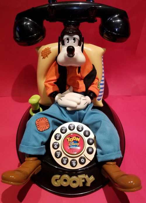 Disney Goofy's Animated Talking Telephone Phone Telemania Goofy
