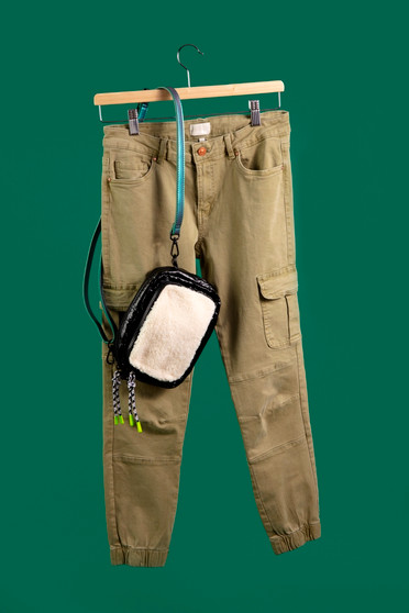 Mens Cargo pents green color