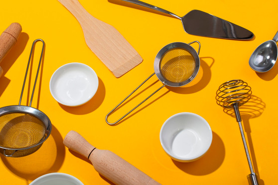 flat lay recipe ingredients assortment