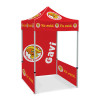 Custom Canopy Tent with Full Back & Half Side Walls