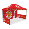 Custom Canopy Tent with Full Back & Half Side Walls